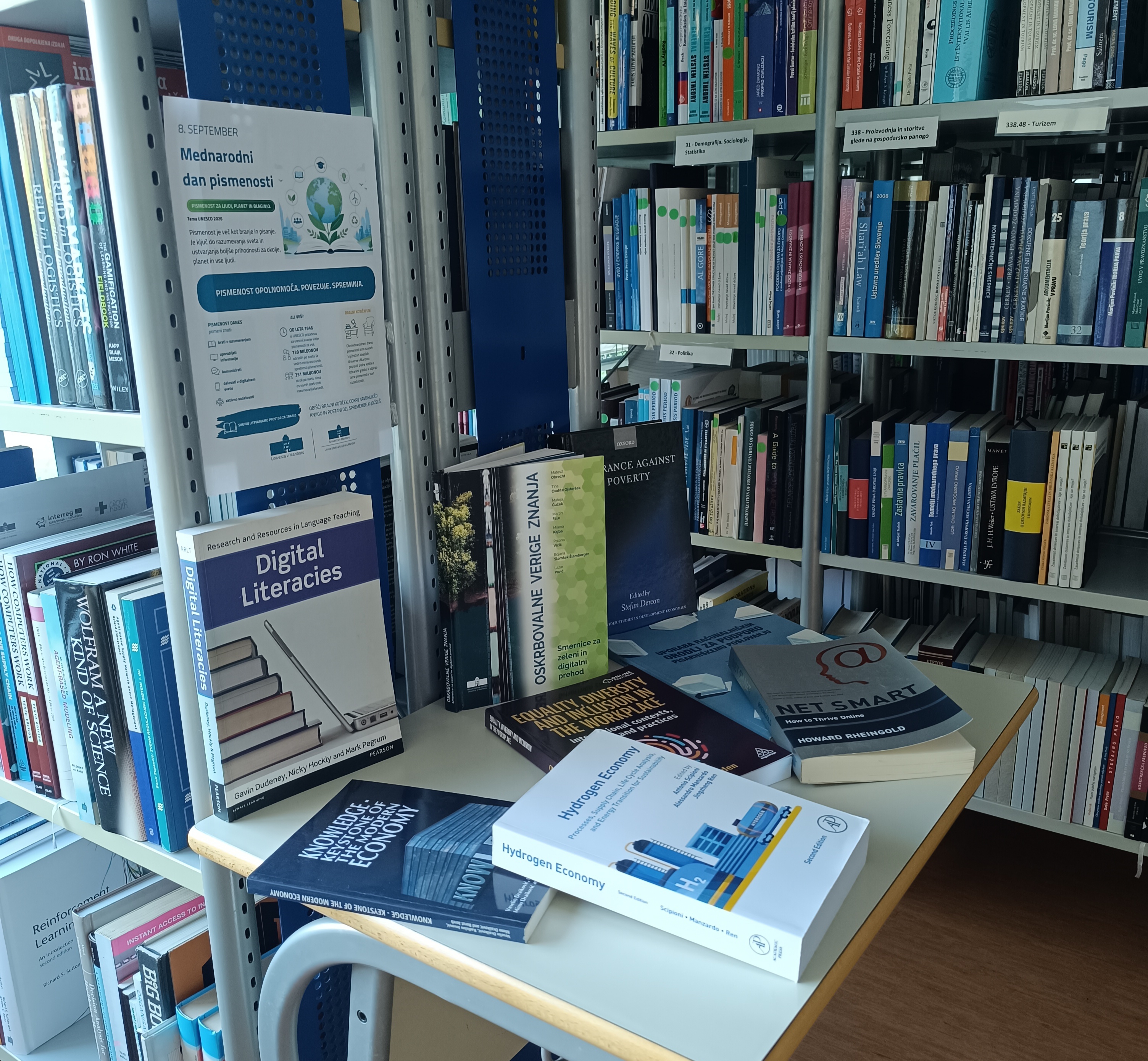 Book Corner in the Library at the Faculty of Logistics University of Maribor