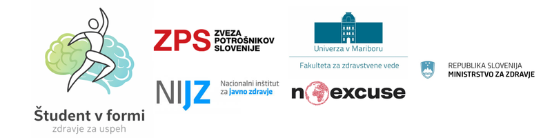 Študent v formi logo
